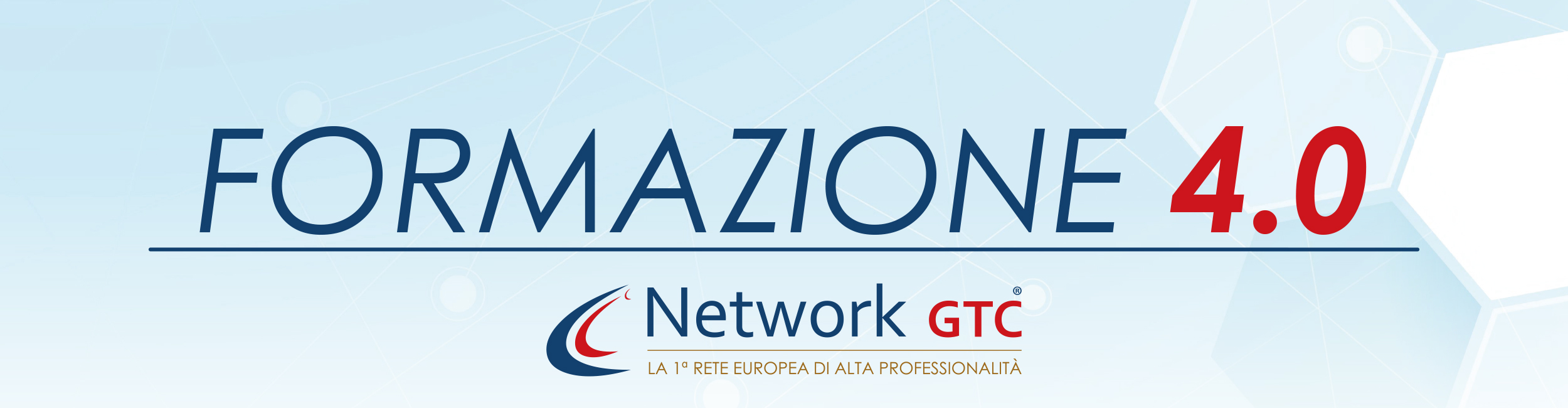 Network GTC Newsletter Formazione 4.0